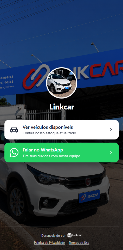 Vitrine da loja no Linkcar